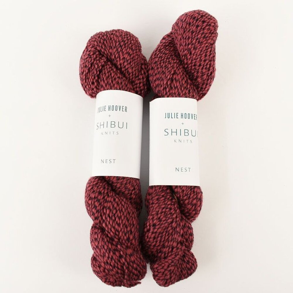 Julie Hoover Shibui Knits Nest Yarn 2 Skeins Highland Wool Alpaca Vintage Rose